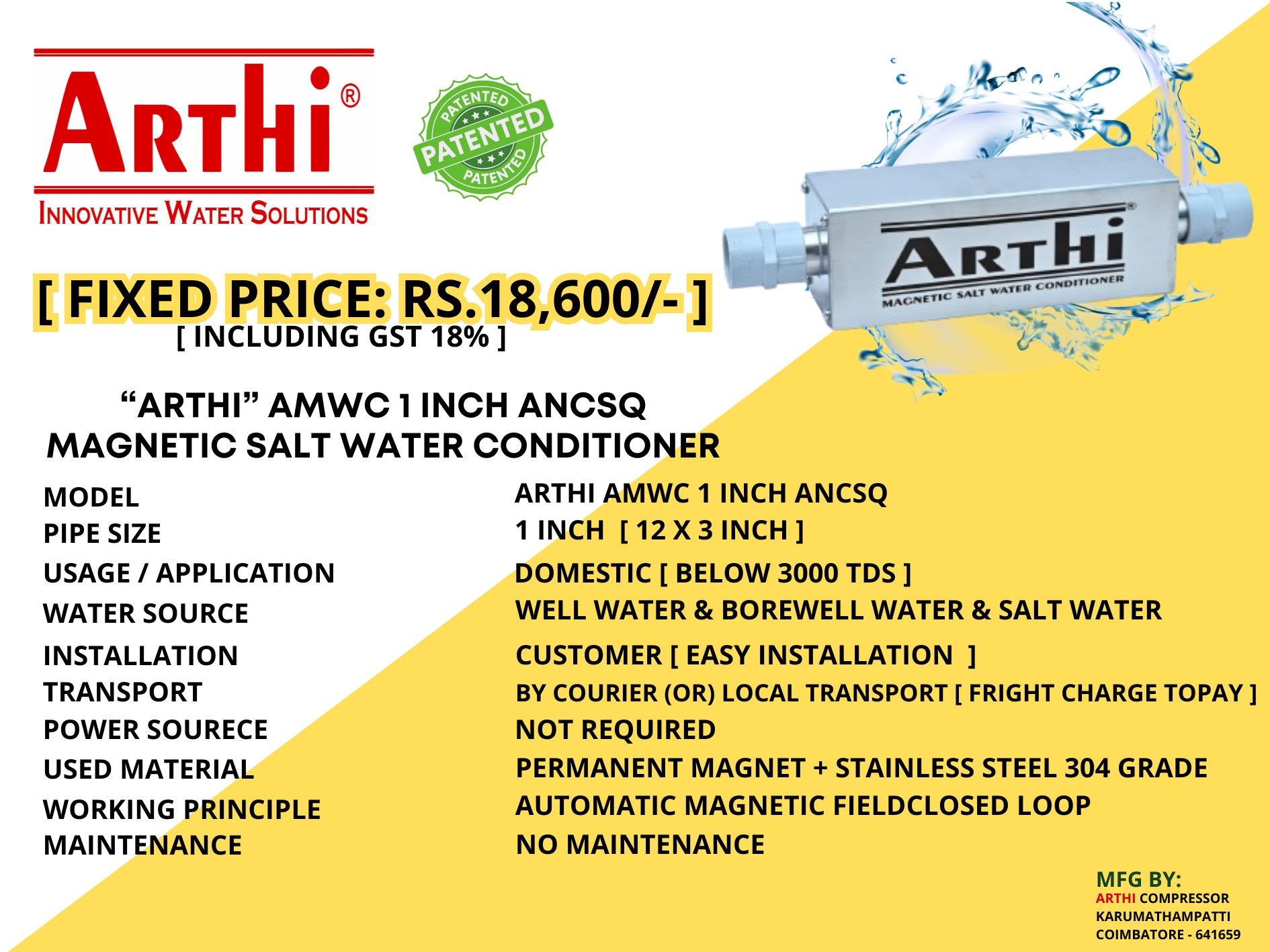 Arthi Innovative Water Solutions