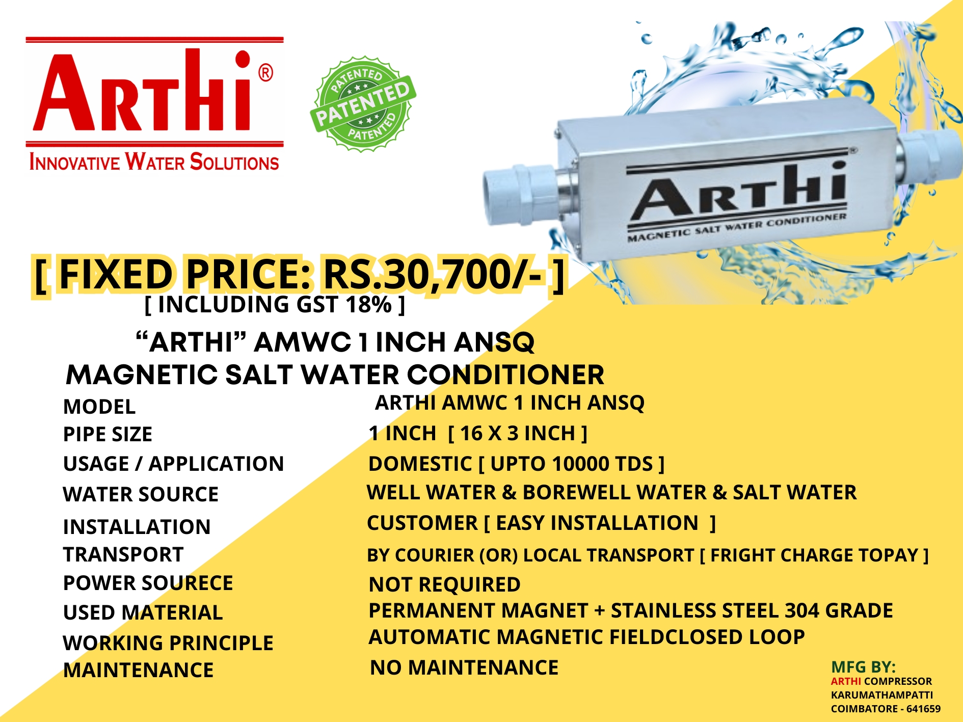 Arthi Innovative Water Solutions