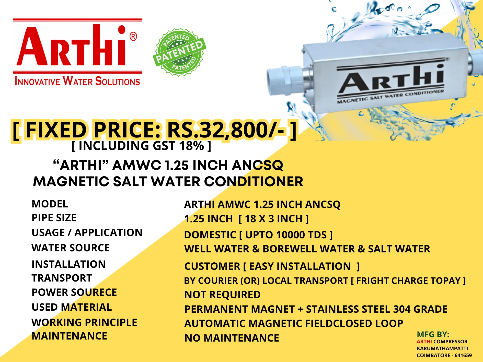 Arthi Innovative Water Solutions
