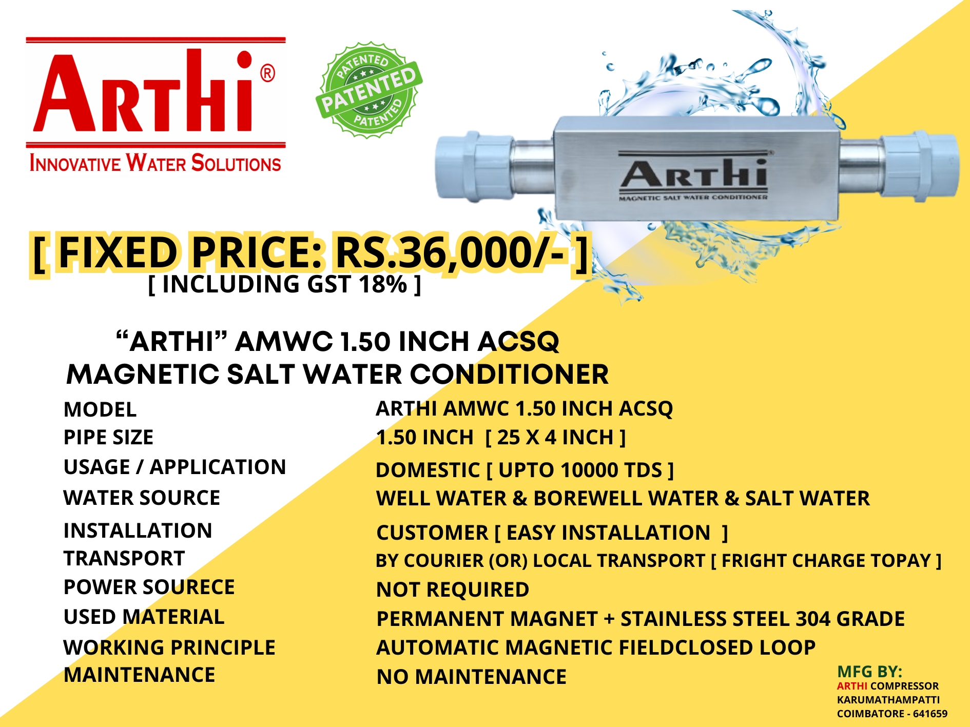 Arthi Innovative Water Solutions
