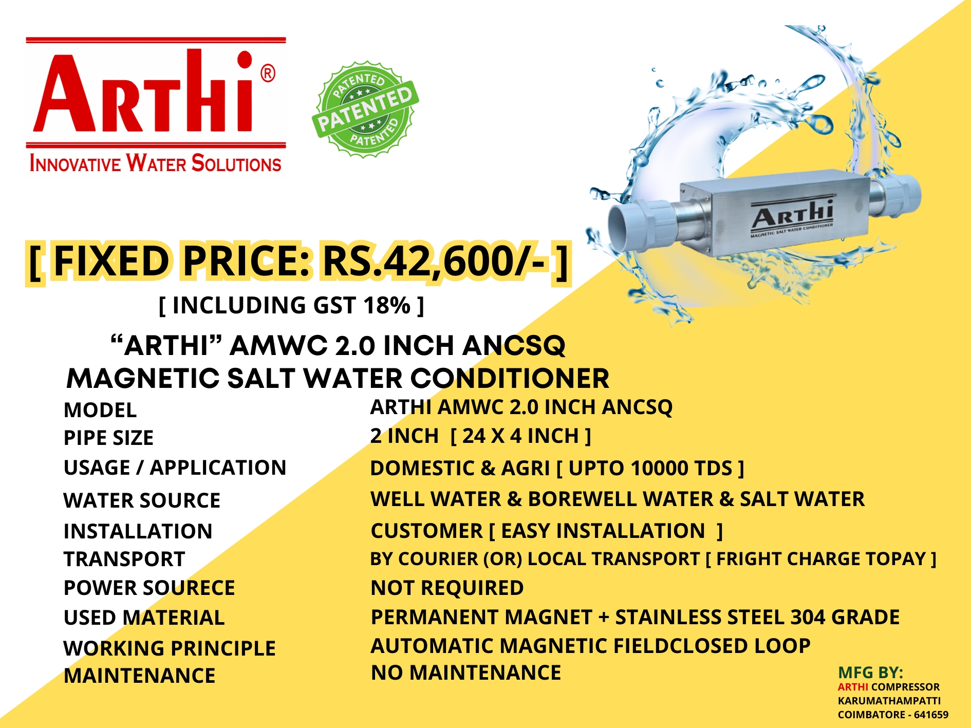 Arthi Innovative Water Solutions