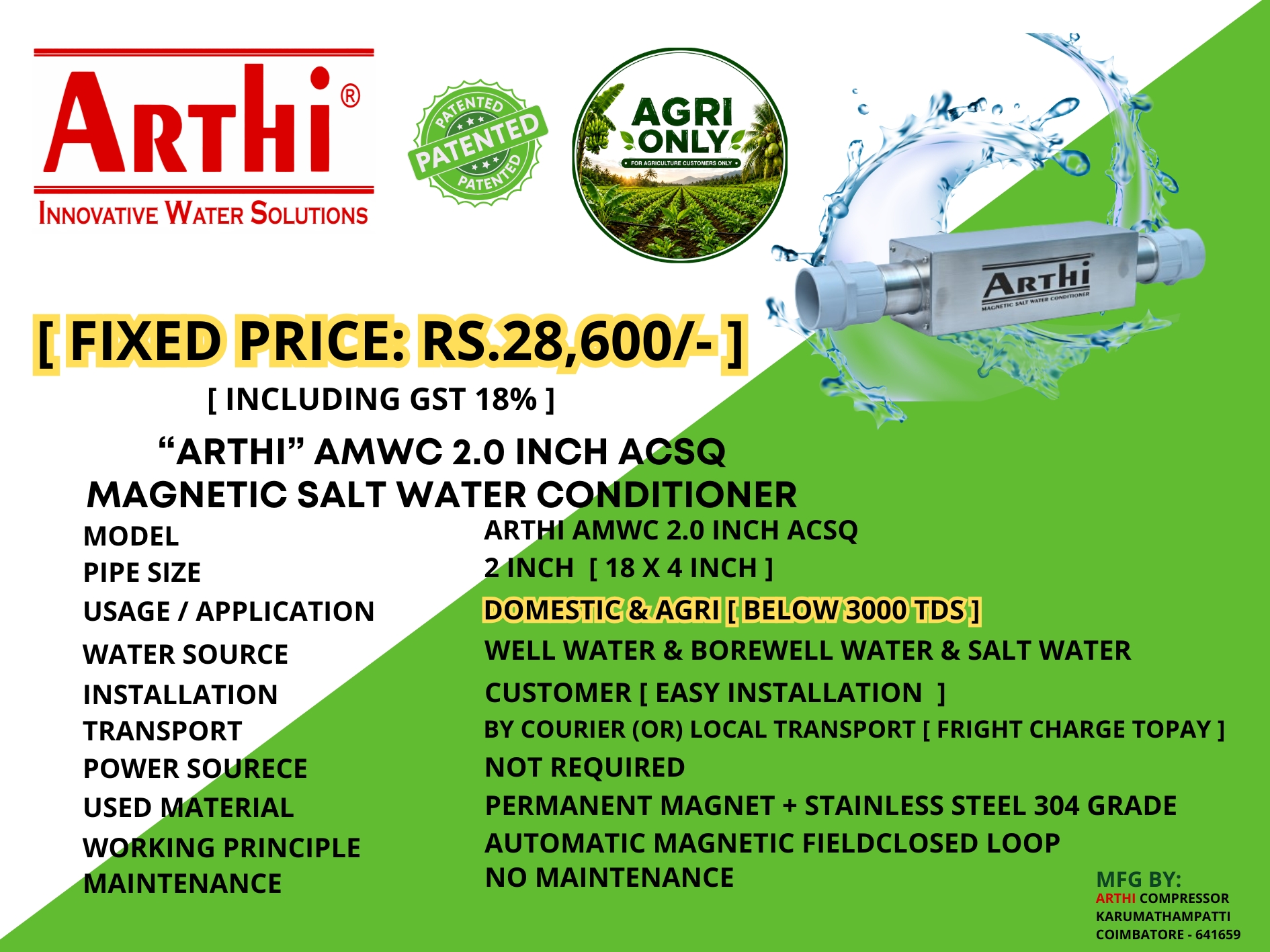 Arthi Innovative Water Solutions