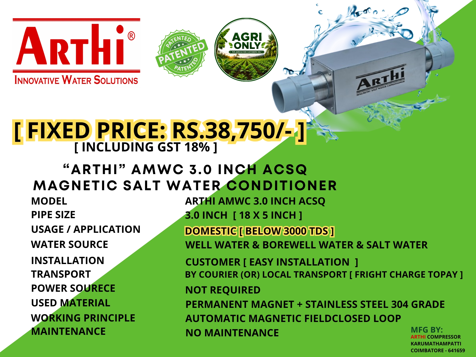 Arthi Innovative Water Solutions