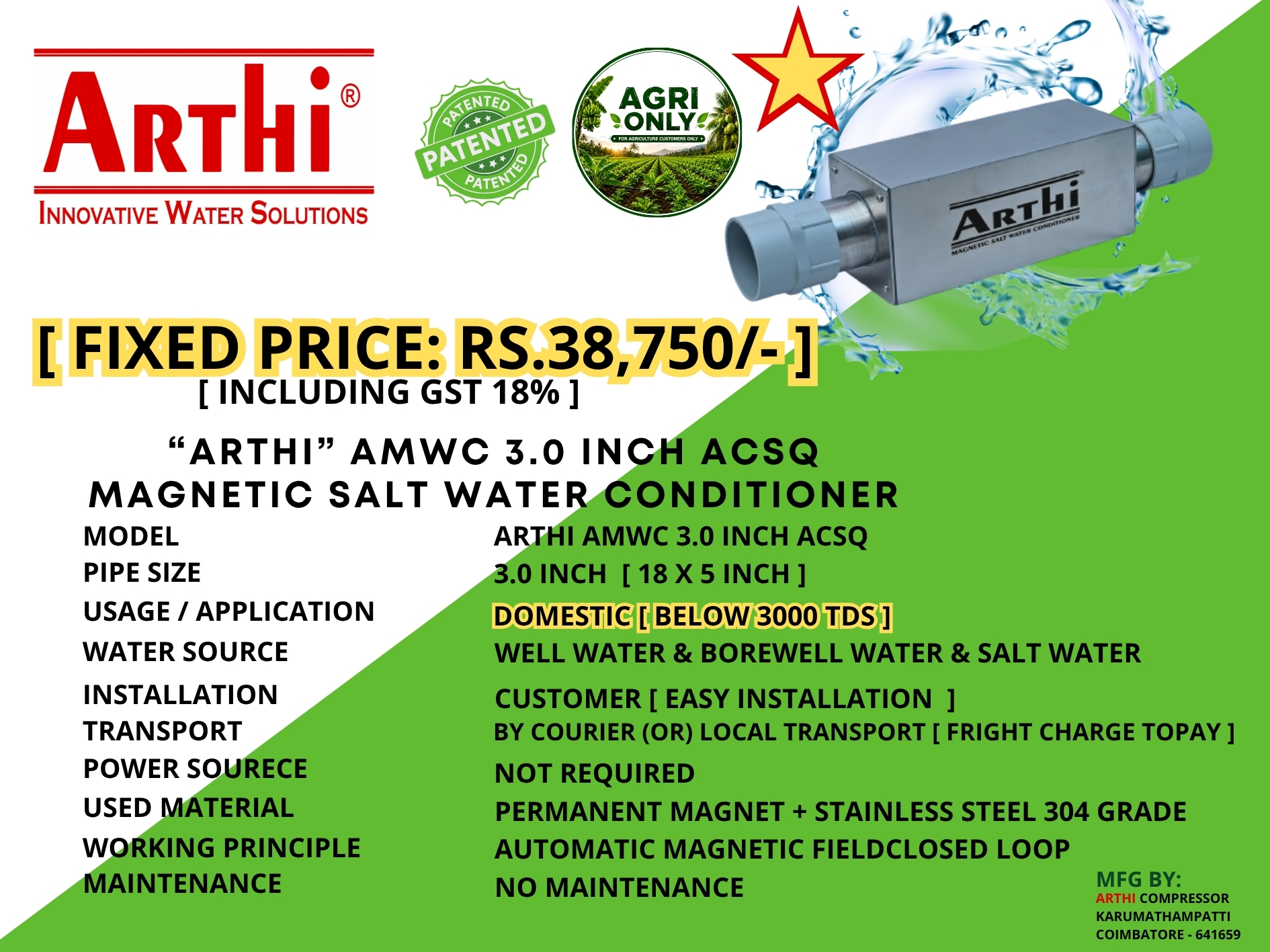 Arthi Innovative Water Solutions