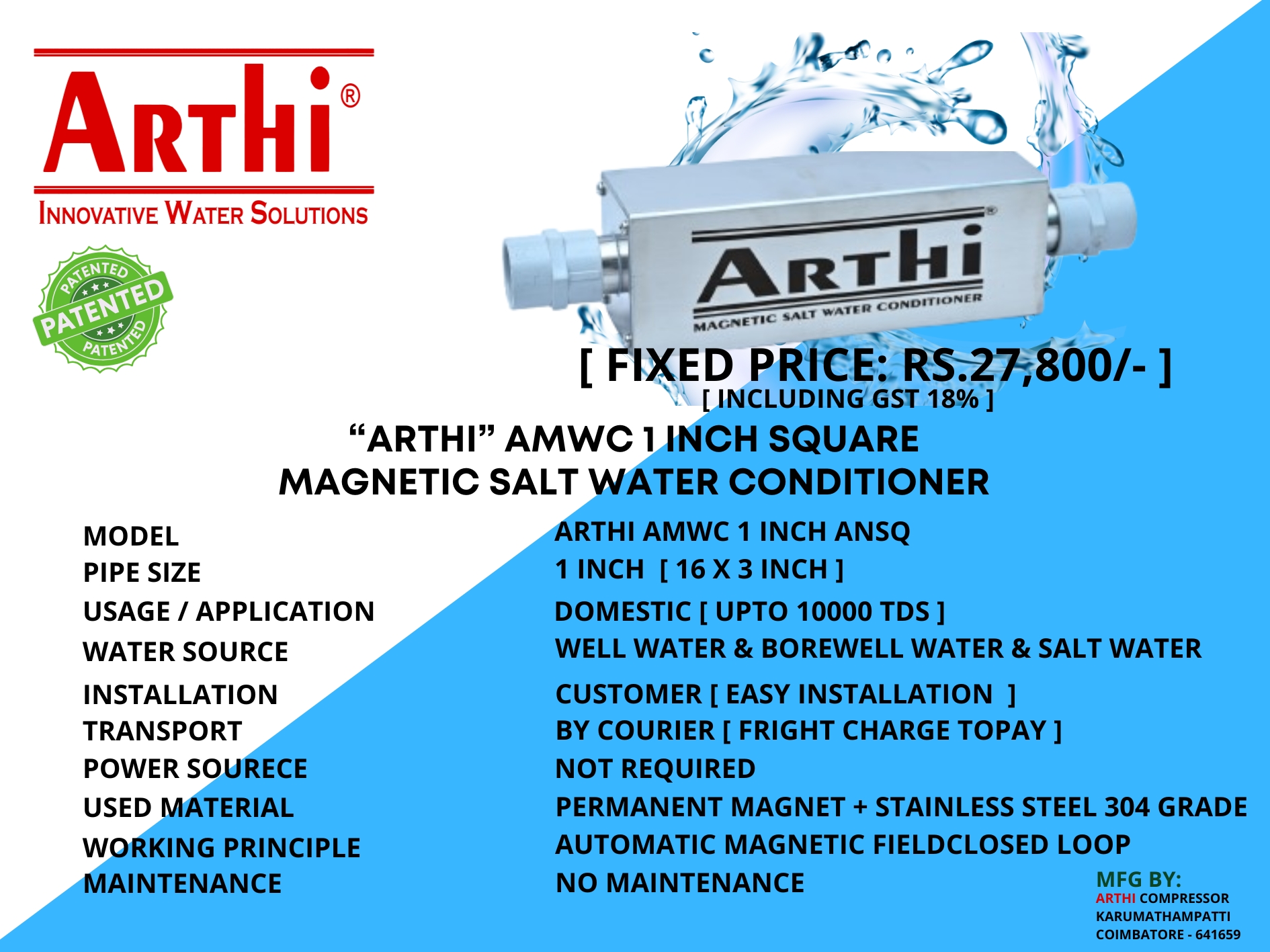 Arthi Innovative Water Solutions