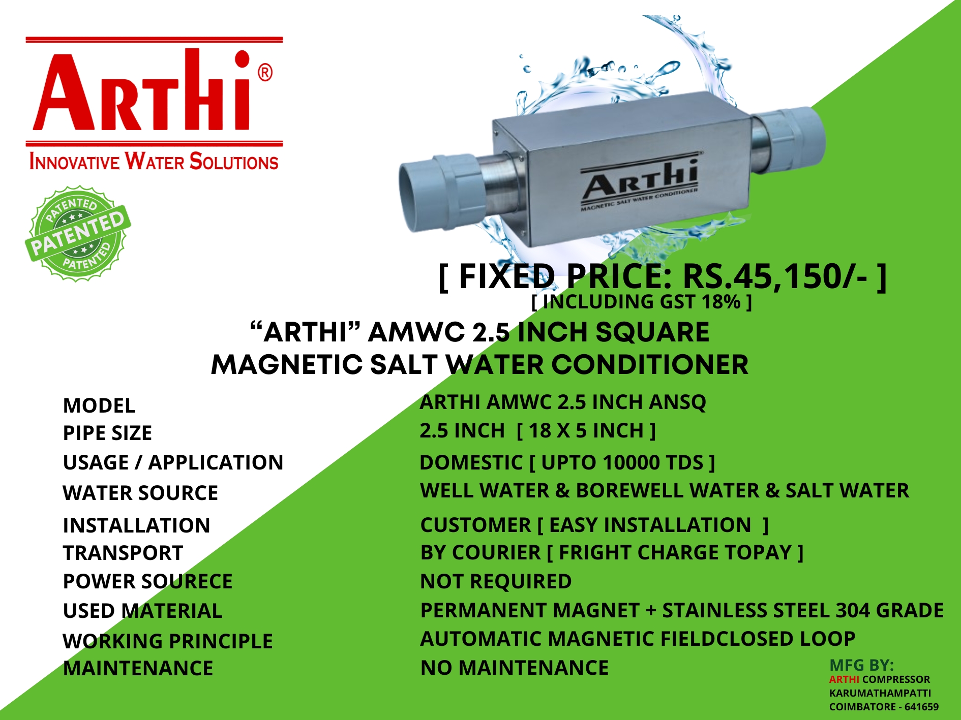 Arthi Innovative Water Solutions