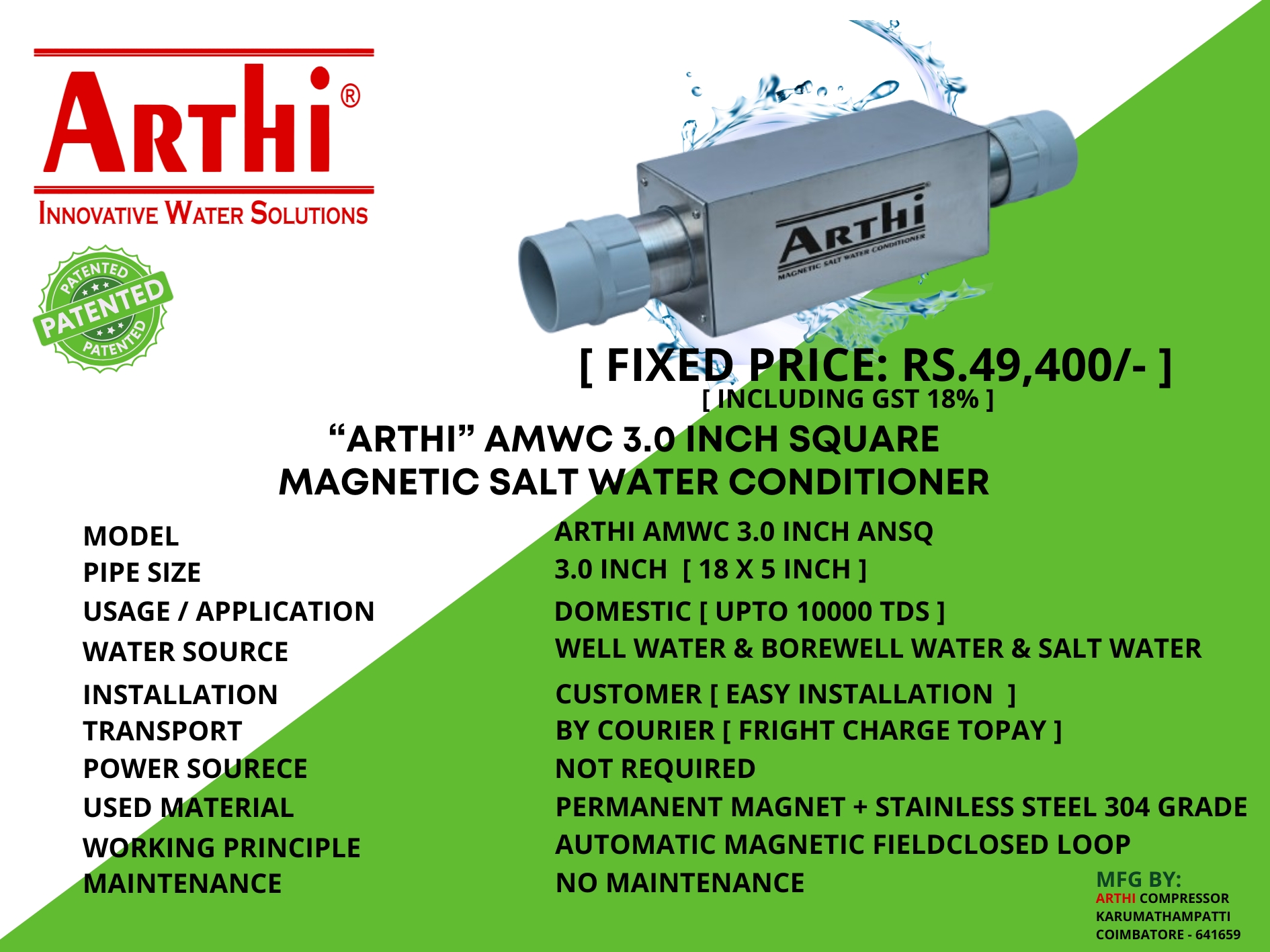 Arthi Innovative Water Solutions